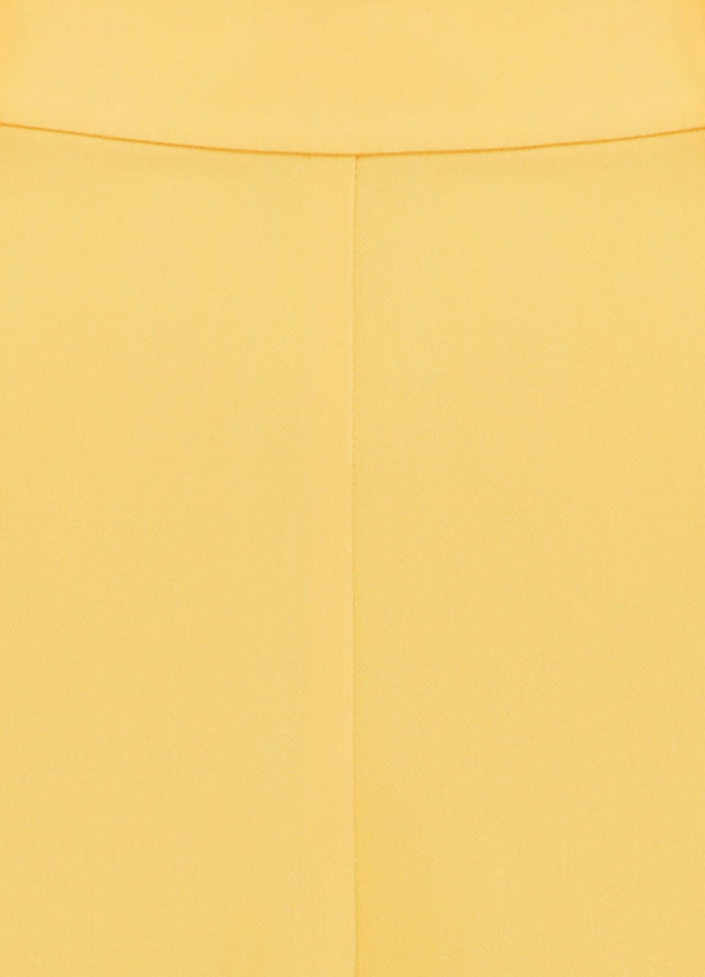 Exclusive Leo Lin Daria Split Pants in Canary