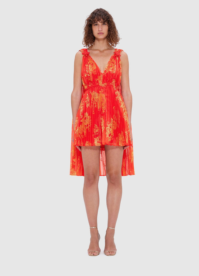 Exclusive Leo Lin Eliana Mini Dress in Imperial Print