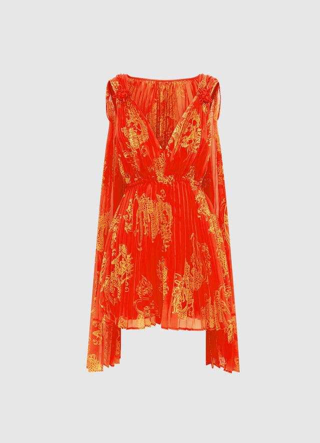 Exclusive Leo Lin Eliana Mini Dress in Imperial Print