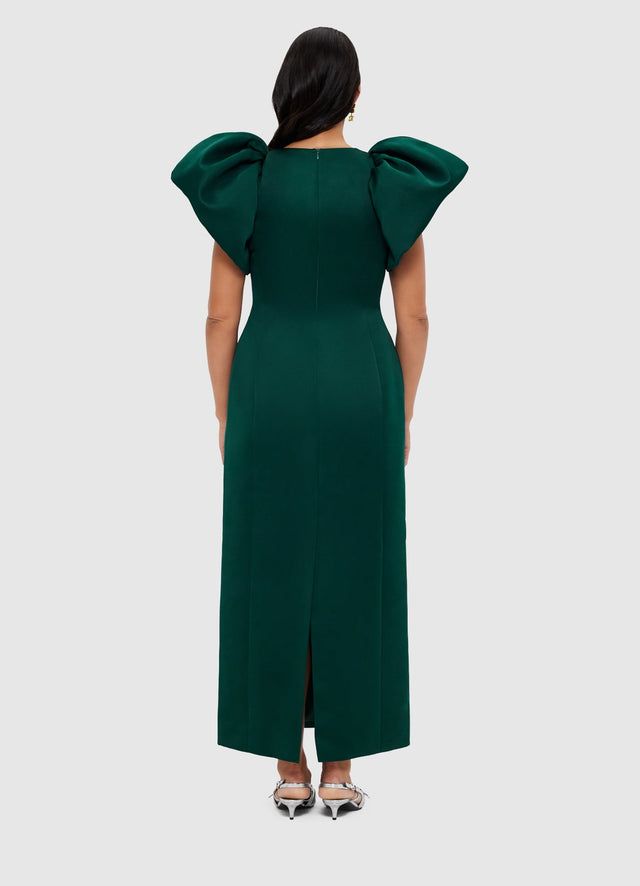 Exclusive Leo Lin Lucinda Maxi Dress - Emerald