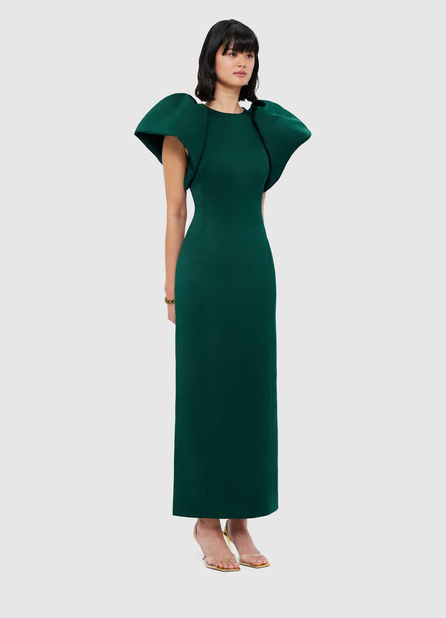 Exclusive Leo Lin Lucinda Maxi Dress - Emerald