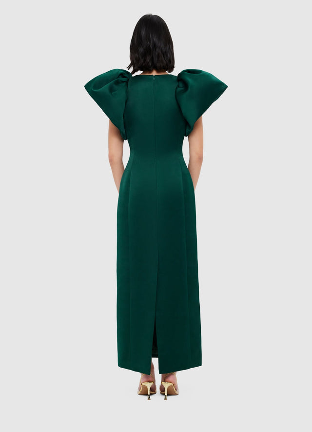 Exclusive Leo Lin Lucinda Maxi Dress - Emerald