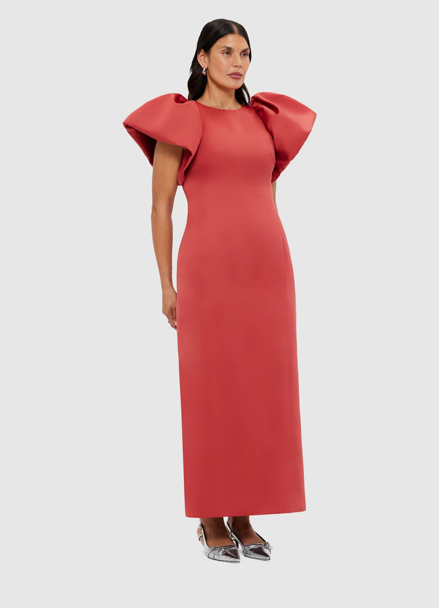 Exclusive Leo Lin Lucinda Maxi Dress - Mulberry