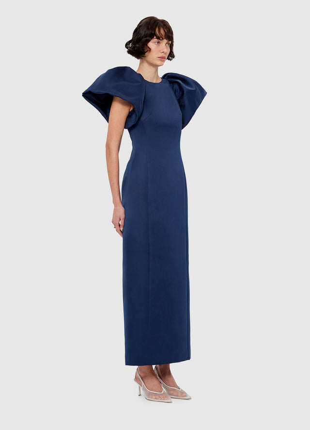 Exclusive Leo Lin Lucinda MaxI Dess - Navy