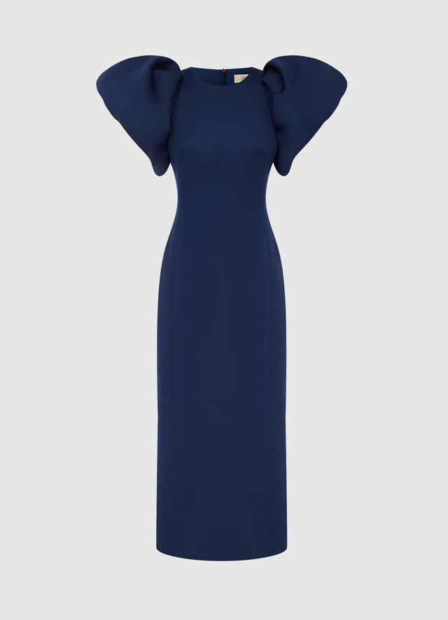 Exclusive Leo Lin Lucinda MaxI Dess - Navy