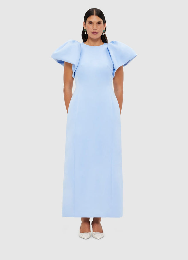 Exclusive Leo Lin Lucinda Maxi Dress - Sky Blue