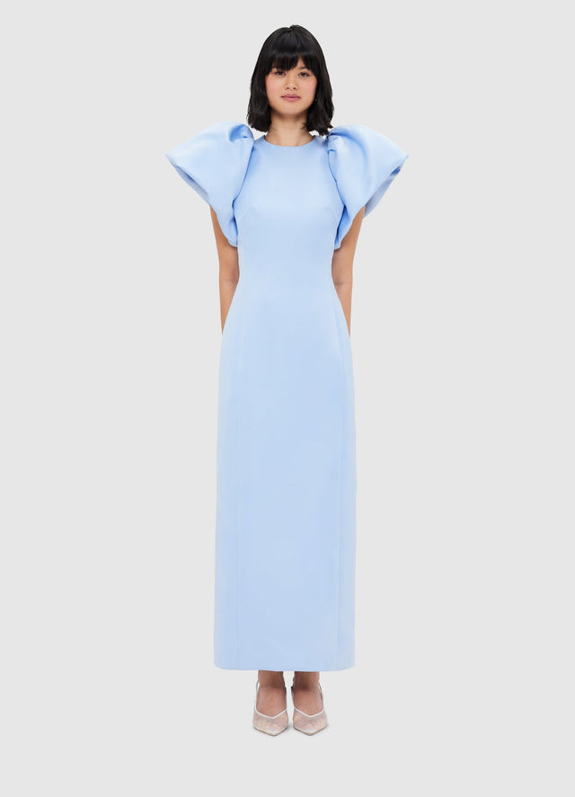 Exclusive Leo Lin Lucinda Maxi Dress - Sky Blue