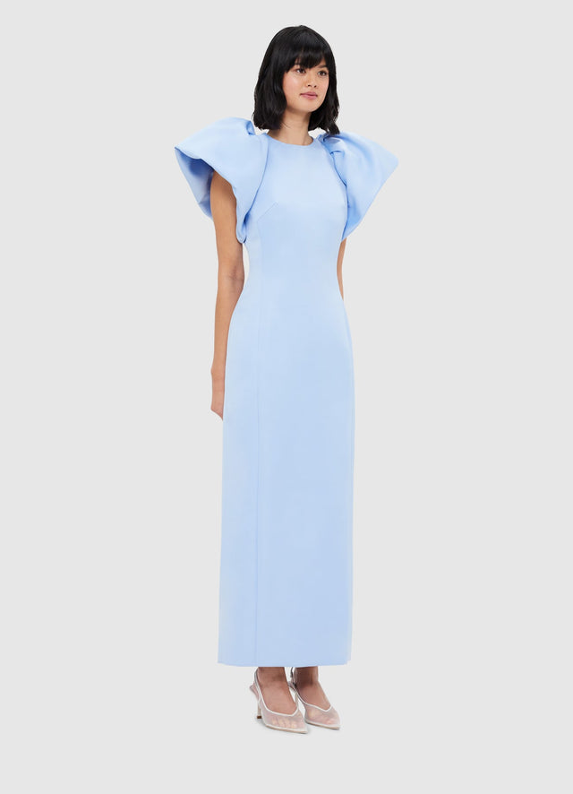 Exclusive Leo Lin Lucinda Maxi Dress - Sky Blue