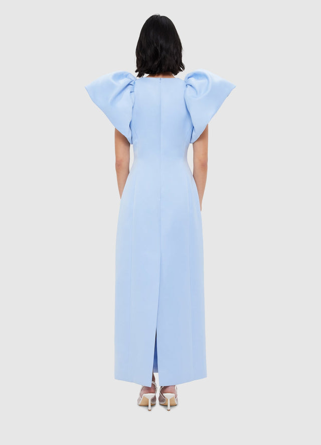 Exclusive Leo Lin Lucinda Maxi Dress - Sky Blue