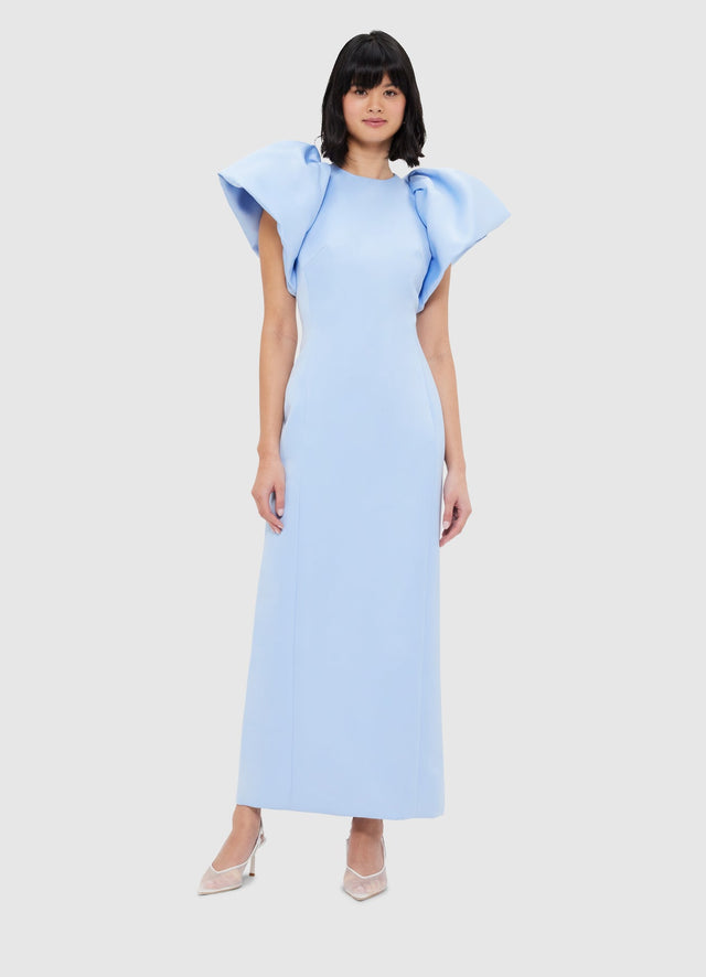 Exclusive Leo Lin Lucinda Maxi Dress - Sky Blue