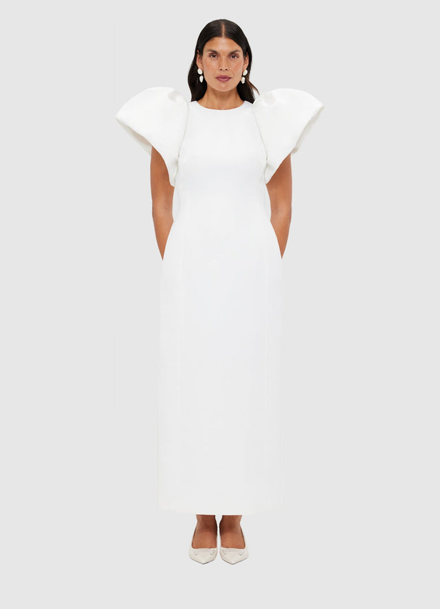 Exclusive Leo Lin Lucinda Maxi Dress - Snow
