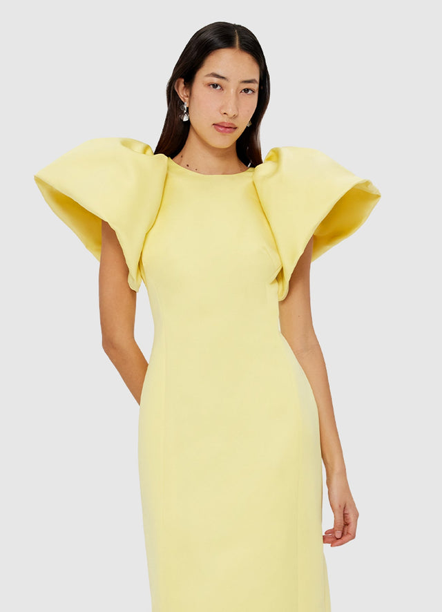 Exclusive Leo Lin Lucinda MaxI Dess - Sorbet Yellow