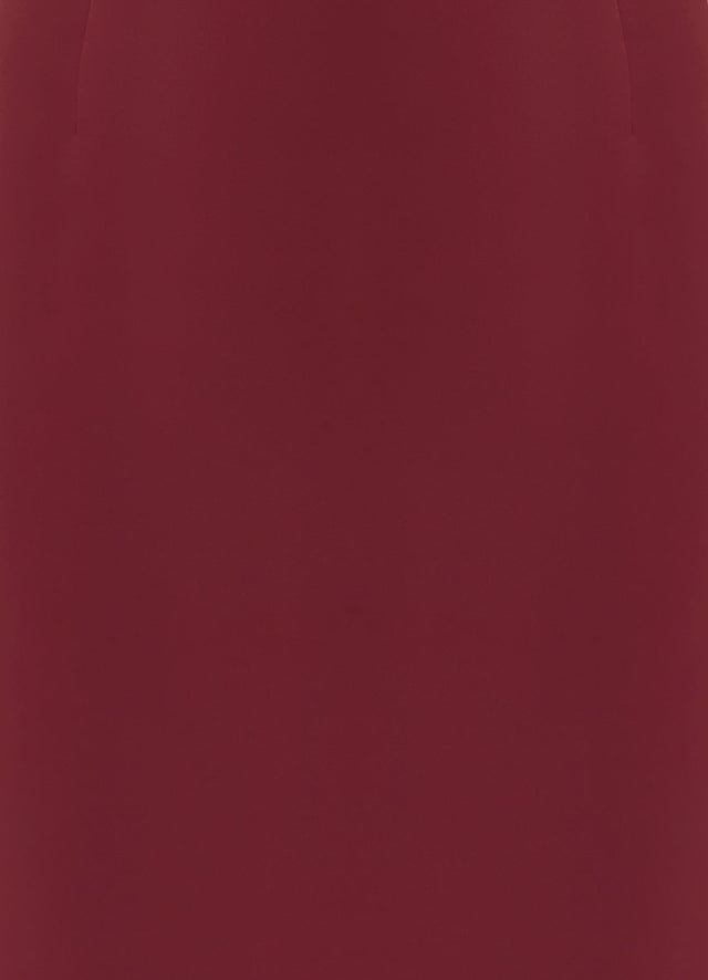 Exclusive Leo Lin Rayna Bustier Maxi Dress - Burgundy