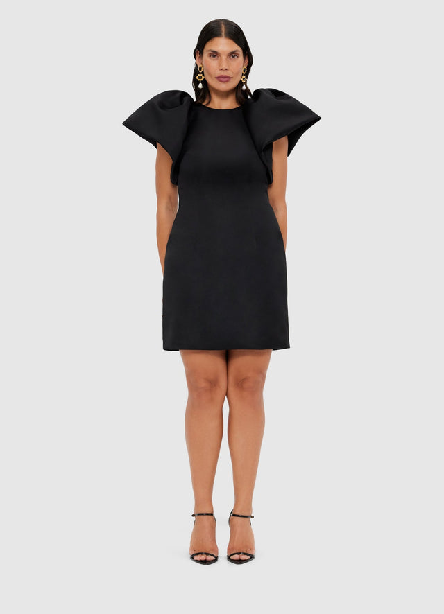 Exclusive Leo Lin Dayna Mini Dress - Ebony