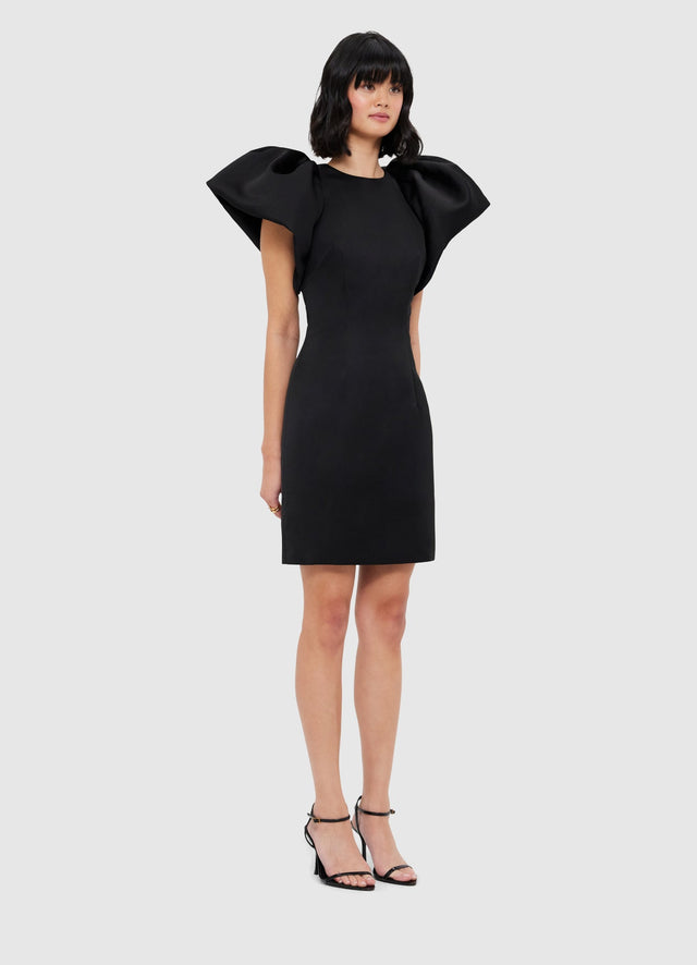 Exclusive Leo Lin Dayna Mini Dress - Ebony