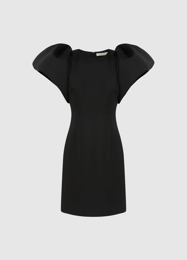 Exclusive Leo Lin Dayna Mini Dress - Ebony