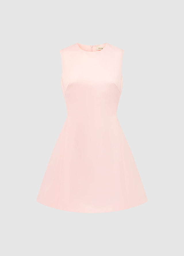 Exclusive Leo Lin Chloe Sleeveless Mini Dress - Soft Pink