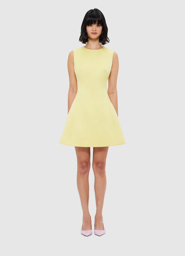 Exclusive Leo Lin Chloe Sleeveless Mini Dress - Sorbet Yellow