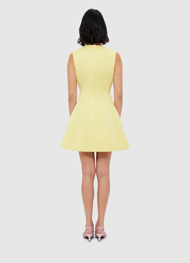 Exclusive Leo Lin Chloe Sleeveless Mini Dress - Sorbet Yellow