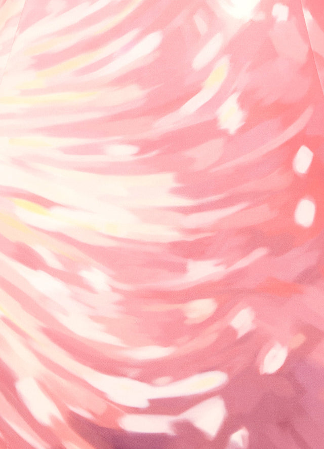 Exclusive Leo Lin Gemma Off Shoulder Bustier Mini Dress - Afterglow Print