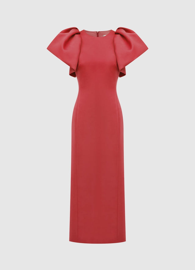 Exclusive Leo Lin Lucinda Maxi Dress - Mulberry