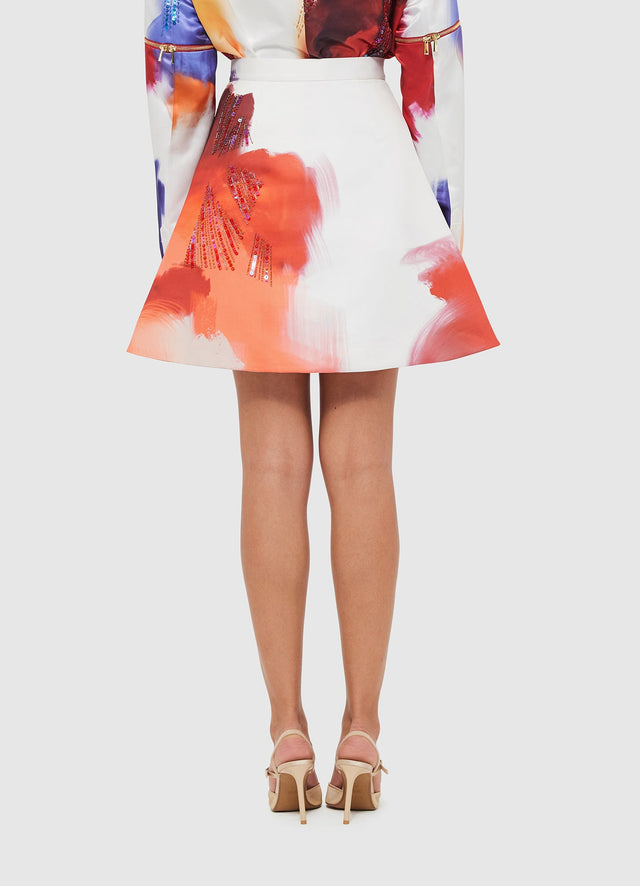 Exclusive Leo Lin Izzie Mini skirt - Reminiscence Print