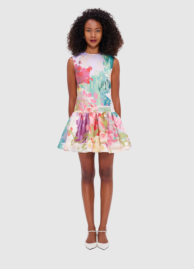 Exclusive Leo Lin Petra Mini Dress - Jardin Print
