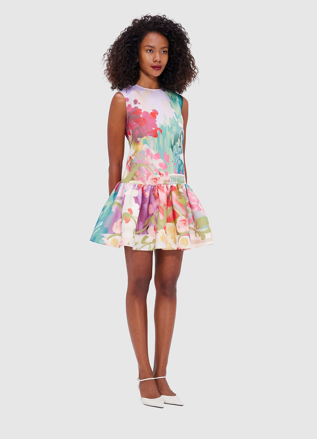 Exclusive Leo Lin Petra Mini Dress - Jardin Print