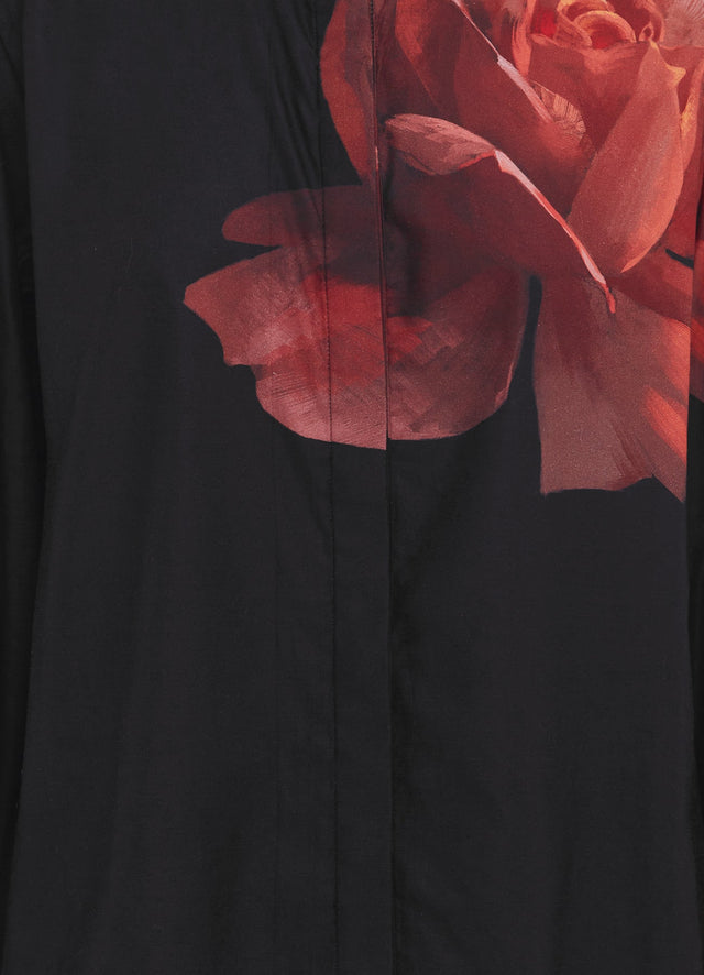 Exclusive Leo Lin Alma Blouse - Rose Print