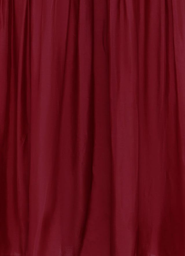 Emma Midi Dress - Burgundy