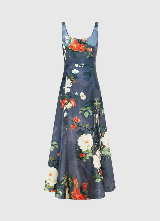 Exclusive Leo Lin Charlotte Maxi Dress - Pear Blossom Print