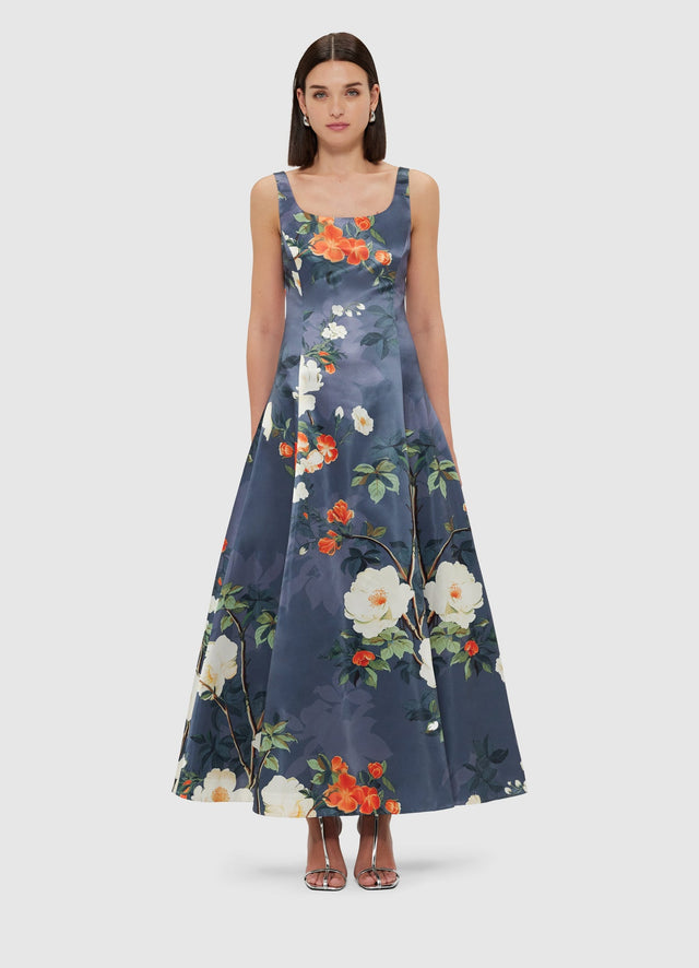 Exclusive Leo Lin Charlotte Maxi Dress - Pear Blossom Print