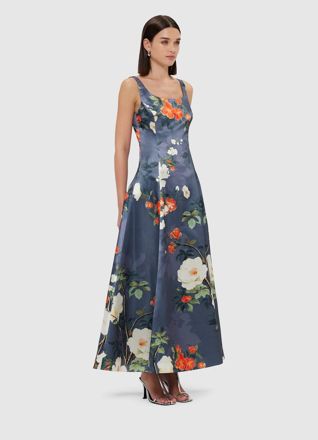 Exclusive Leo Lin Charlotte Maxi Dress - Pear Blossom Print
