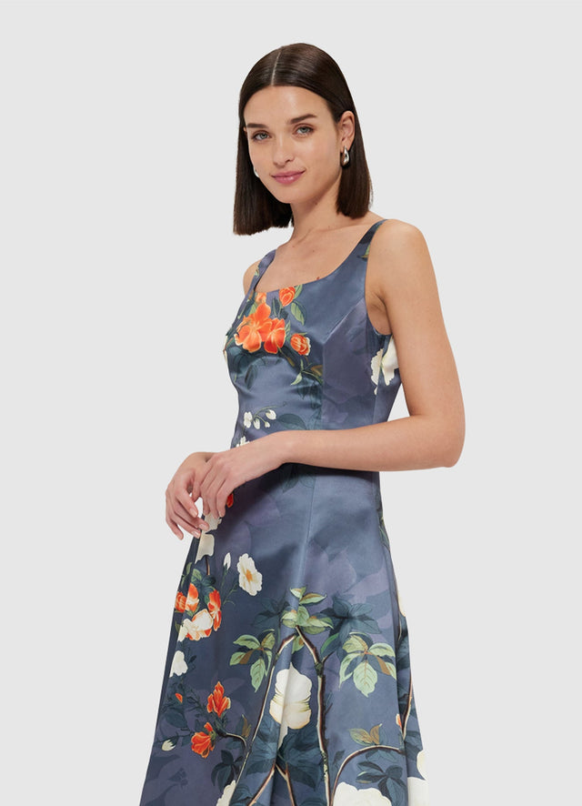 Exclusive Leo Lin Charlotte Maxi Dress - Pear Blossom Print
