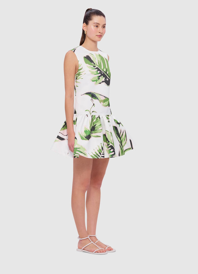 Exclusive Leo Lin Petra Mini Dress in Botanica Print 