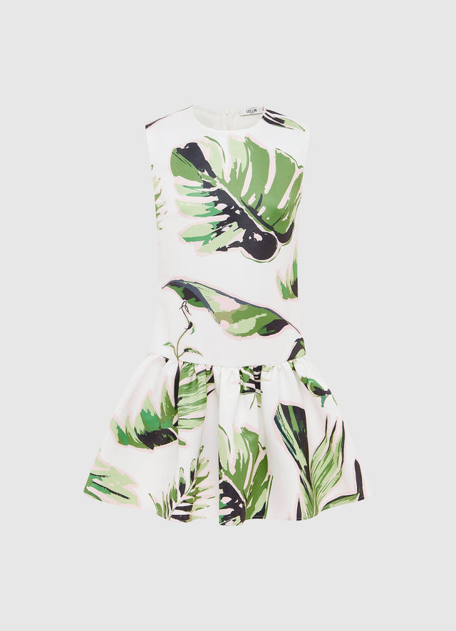 Exclusive Leo Lin Petra Mini Dress in Botanica Print 