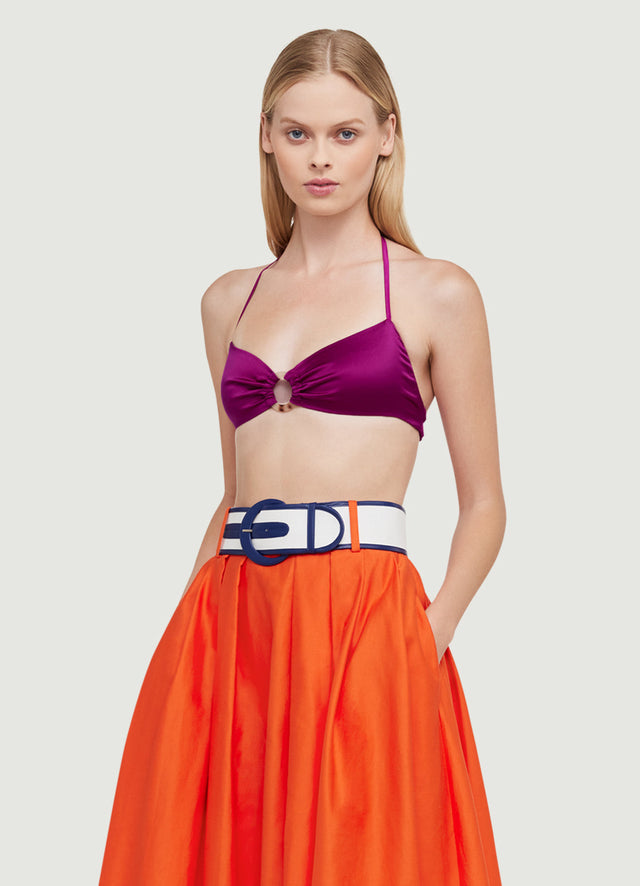 Violet Tie Up Bustier