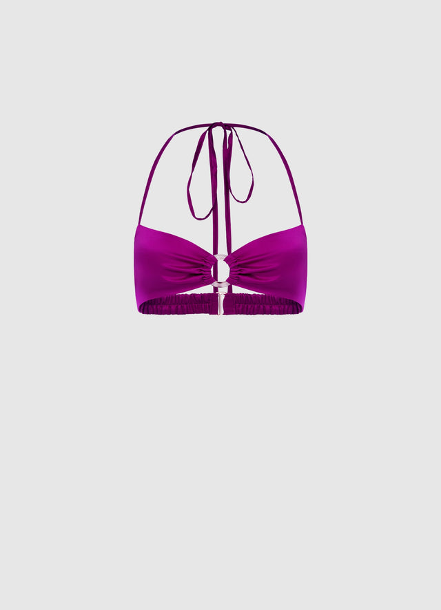 Violet Tie Up Bustier